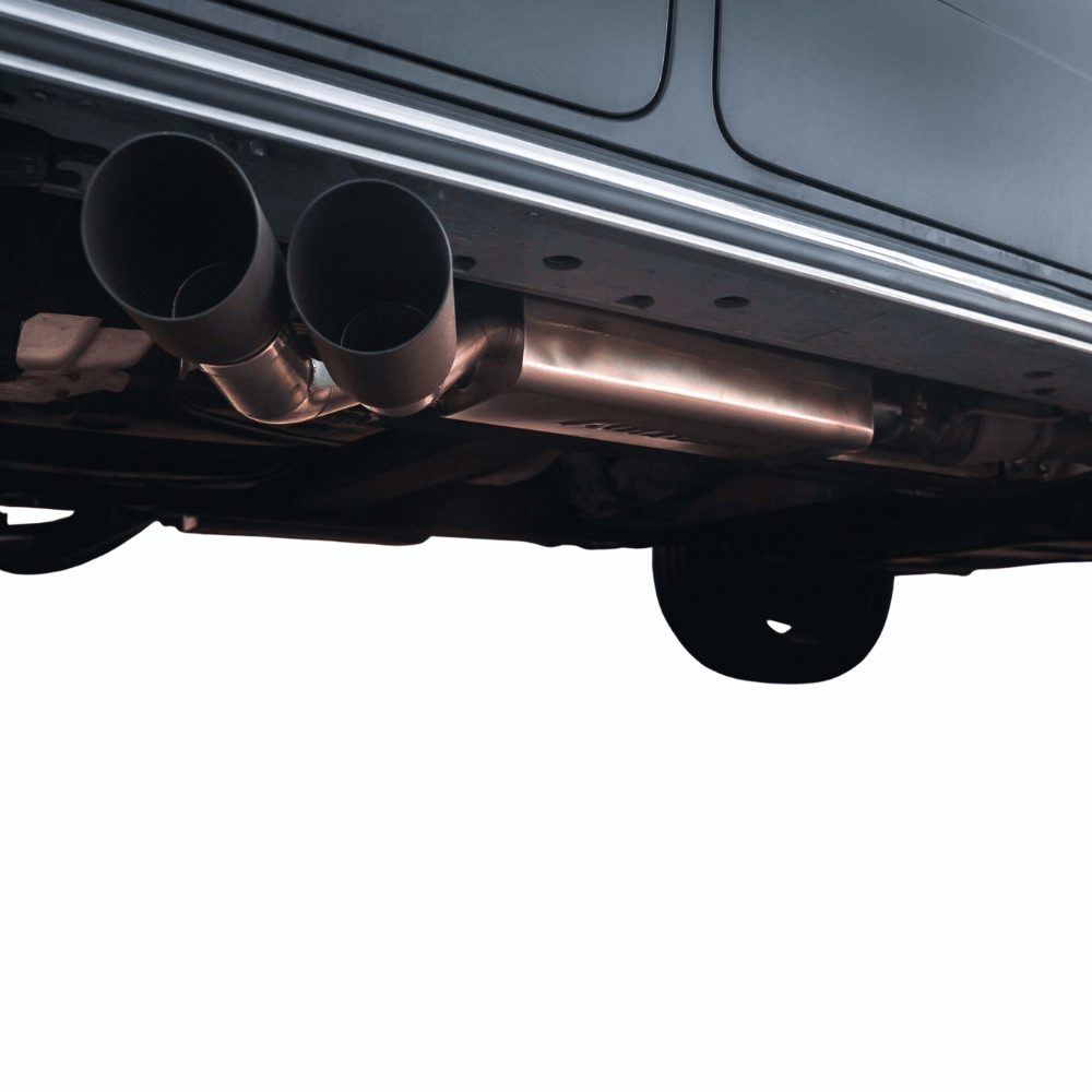 Aulitzky Auspuffanlage für Mercedes - Benz G63 AMG (W463) – ECE, Edelstahl, 89mm Endrohre - CarWorlds GmbH