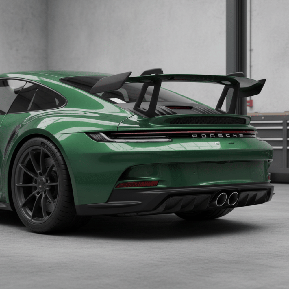 Aulitzky Exhaust | ECE Klappen‑Sportendschalldämpfer (76 mm) | für Porsche 911 GT3 / GT3 RS (992.1) & 911 Speedster (991.2) 4.0 | Variante: mit/ohne Thermo‑Isolierung - CarWorlds GmbH