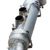 Aulitzky Exhaust | ECE Klappen‑Sportendschalldämpfer (76 mm) | für Porsche 911 GT3 / GT3 RS (992.1) & 911 Speedster (991.2) 4.0 | Variante: mit/ohne Thermo‑Isolierung - CarWorlds GmbH