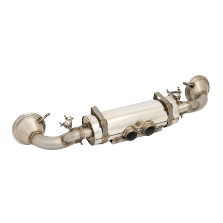 Aulitzky Exhaust | ECE Klappen‑Sportendschalldämpfer (76 mm) | für Porsche 911 GT3 / GT3 RS (992.1) & 911 Speedster (991.2) 4.0 | Variante: mit/ohne Thermo‑Isolierung - CarWorlds GmbH