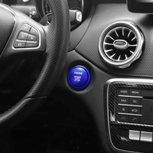Lataa kuva Galleria-katseluun, Auto Motor Start Stop Taste Ring Trim Aufkleber - Passend für Mercedes Benz - CarWorlds GmbH