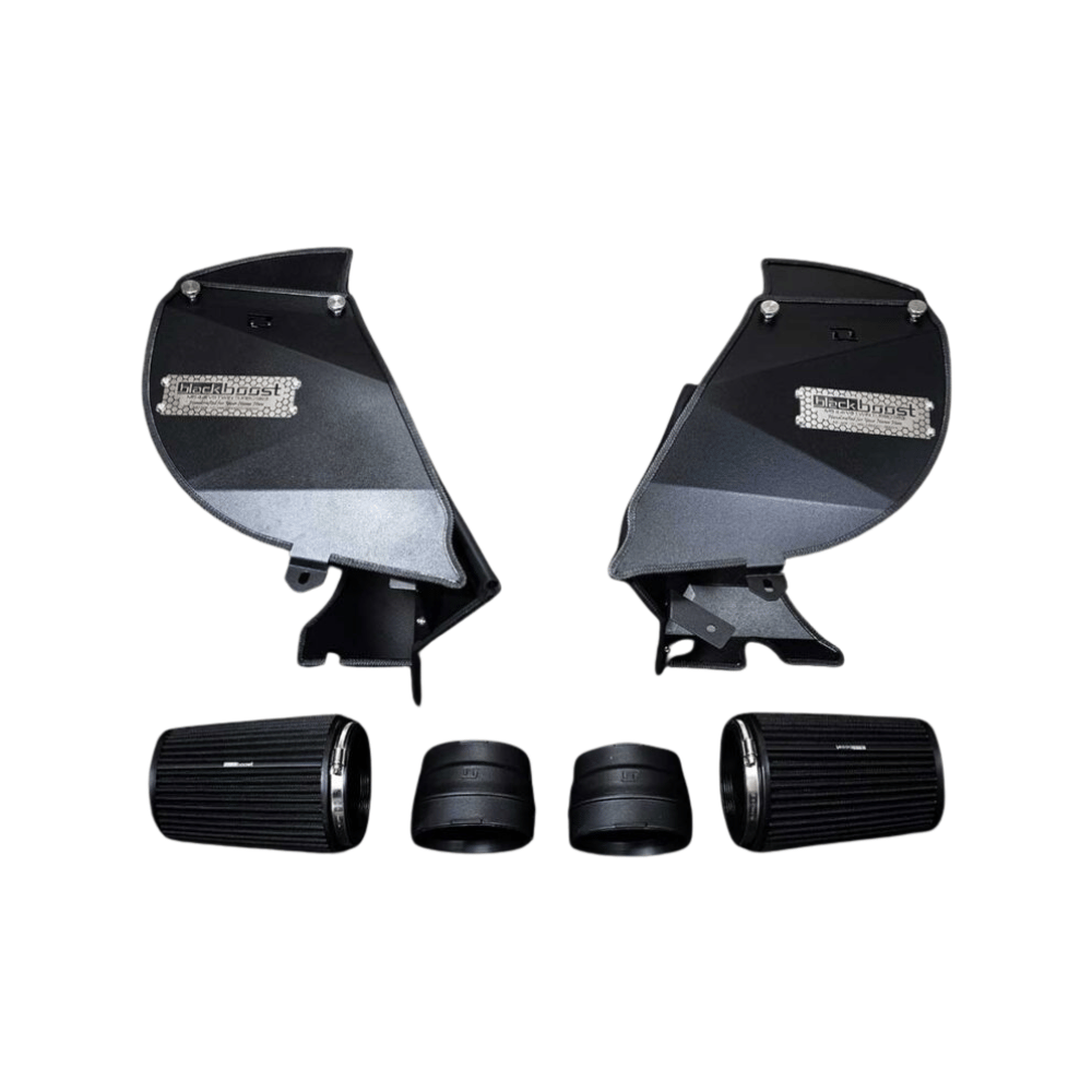 BlackBoost Cold Air Intake System für BMW M5/M8 F9X (S63) – Plug & Play Airbox + 4.3" Twin - Flow Trockenfilter - CarWorlds GmbH