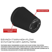 Load image into Gallery viewer, BlackBoost Cold Air Intake System für VW Golf 8 GTI / Clubsport / R (EA888 Gen.4) – 5.5" Twin - Flow Trockenfilter, Plug &amp; Play - CarWorlds GmbH