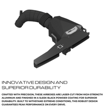 Load image into Gallery viewer, BlackBoost Cold Air Intake System für VW Golf 8 GTI / Clubsport / R (EA888 Gen.4) – 5.5" Twin - Flow Trockenfilter, Plug &amp; Play - CarWorlds GmbH