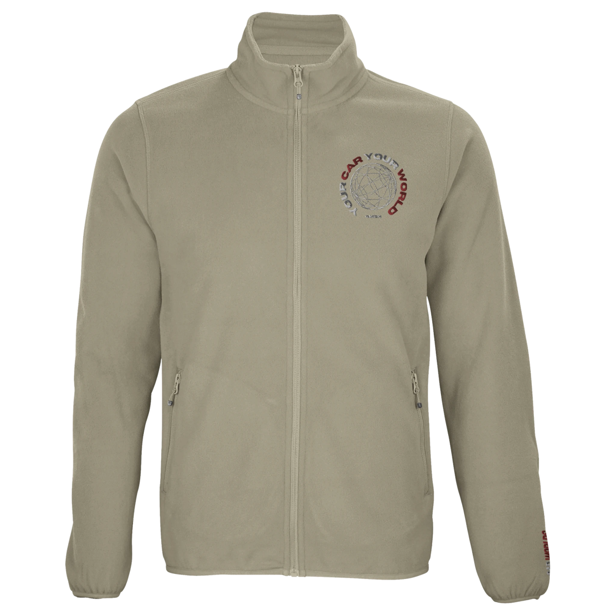 CarWorlds „Drive - Ready“ Microfleece Zip Jacket (Men) – Recycled Edition - CarWorlds GmbH