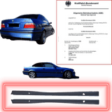 E36 Seitenschweller SET - ABS Kunststoff +MONTAGEKIT ABE* passt für BMW E36 auch M M3 - CarWorlds GmbH
