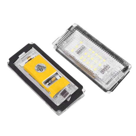 E46 Kennzeichenbeleuchtung LED mit Canbus – Straßenzugelassen mit E - Prüfzeichen - CarWorlds GmbH