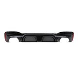 Evo Heckdiffusor Schwarz glanz Carbon lackiert passt für BMW 5er G30 G31 M Paket nicht M5 CS - CarWorlds GmbH