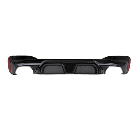 Evo Heckdiffusor Schwarz glanz Carbon lackiert passt für BMW 5er G30 G31 M Paket nicht M5 CS - CarWorlds GmbH