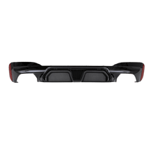 Load image into Gallery viewer, Evo Heckdiffusor Schwarz glanz Carbon lackiert passt für BMW 5er G30 G31 M Paket nicht M5 CS - CarWorlds GmbH