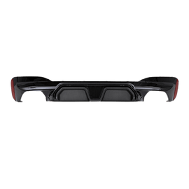Evo Heckdiffusor Schwarz glanz Carbon lackiert passt für BMW 5er G30 G31 M Paket nicht M5 CS - CarWorlds GmbH