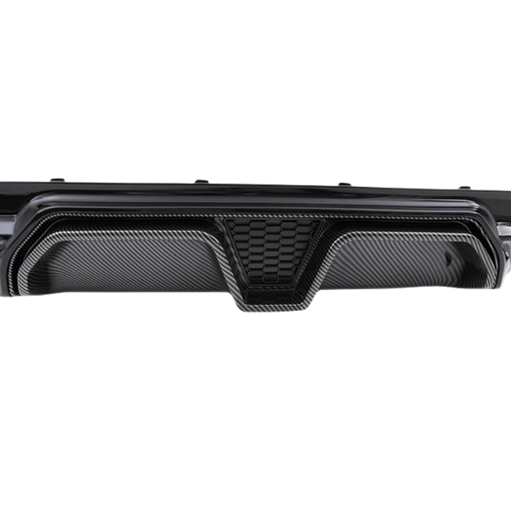 Evo Heckdiffusor Schwarz glanz Carbon lackiert passt für BMW 5er G30 G31 M Paket nicht M5 CS - CarWorlds GmbH