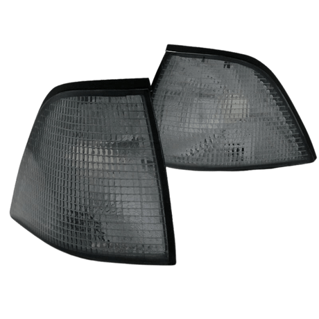 Frontblinker für BMW 3er E36 Coupe Cabrio ab 90 - 99 Set Smoke geriffelt Blinker - CarWorlds GmbH