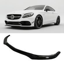 Lataa kuva Galleria-katseluun, Frontsplitter schwarz - glänzend für Mercedes C - Klasse C205 C63 AMG Coupe mit ABE/TÜV (2016 - 2018) - CarWorlds GmbH