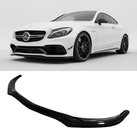 Frontsplitter schwarz - glänzend für Mercedes C - Klasse C205 C63 AMG Coupe mit ABE/TÜV (2016 - 2018) - CarWorlds GmbH