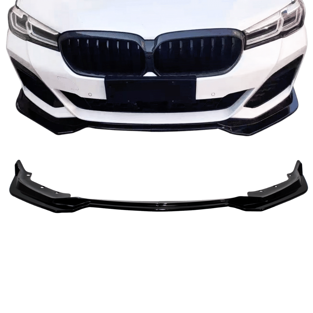 Frontspoiler Ansatz Lippe Stossstange Sport Performance schwarz glänzend passend für G30 & G31 mit ABE 02/2017 - CarWorlds GmbH