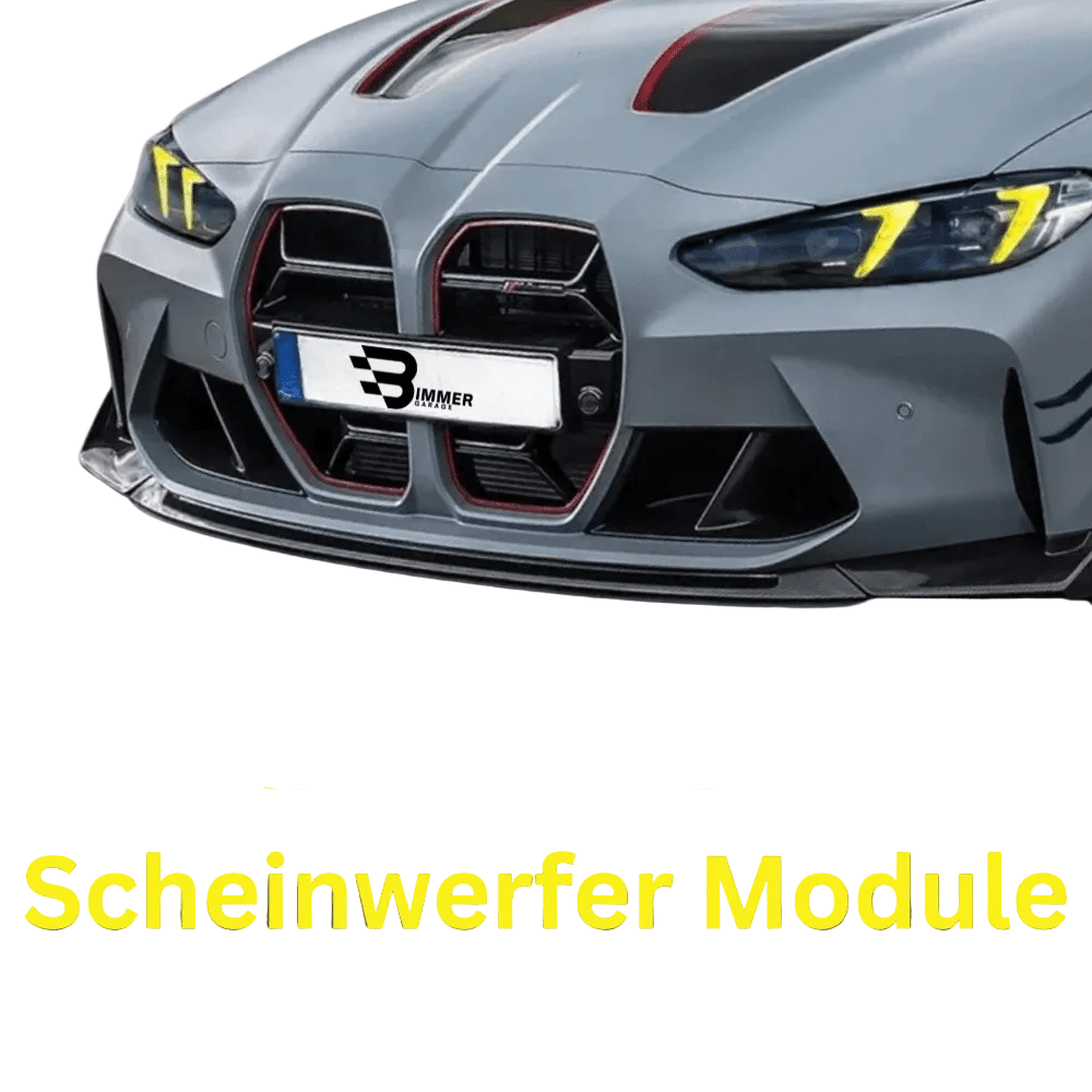Gelbe LED Angel Eye Module - Passend für BMW 3er 4er LCI Facelift Scheinwerfer - CarWorlds GmbH
