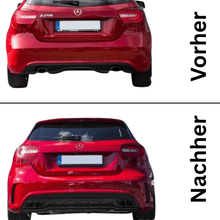Load image into Gallery viewer, Heck Stoßstange Sportliches Design + Zubehör - Passend für Mercedes A - Klasse W176 - CarWorlds GmbH
