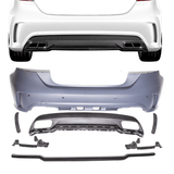 Heck Stoßstange Sportliches Design + Zubehör - Passend für Mercedes A - Klasse W176 - CarWorlds GmbH
