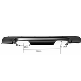 Heckdiffusor Ansatz Schwarz Matt Duplex passt für BMW 3er E46 Limousine Coupe Cabriolet Touring mit M - Paket CSL - CarWorlds GmbH