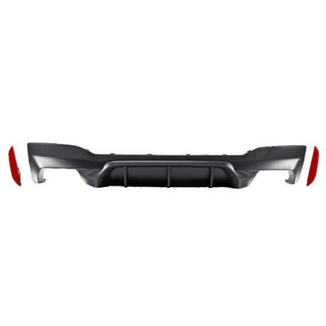 Heckdiffusor Sport Duplex Breit + Reflektoren passt für BMW 5er G30 G31 M - Paket auch M5 - CarWorlds GmbH