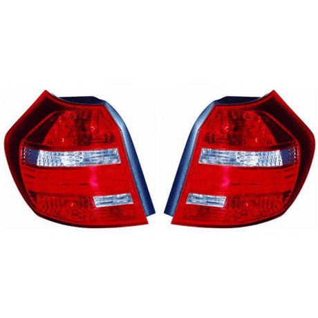 Heckleuchten Rückleuchten Depo TYC SET rot weiss passt für BMW 1er E87 E81 Facelift 07 - 13 - CarWorlds GmbH