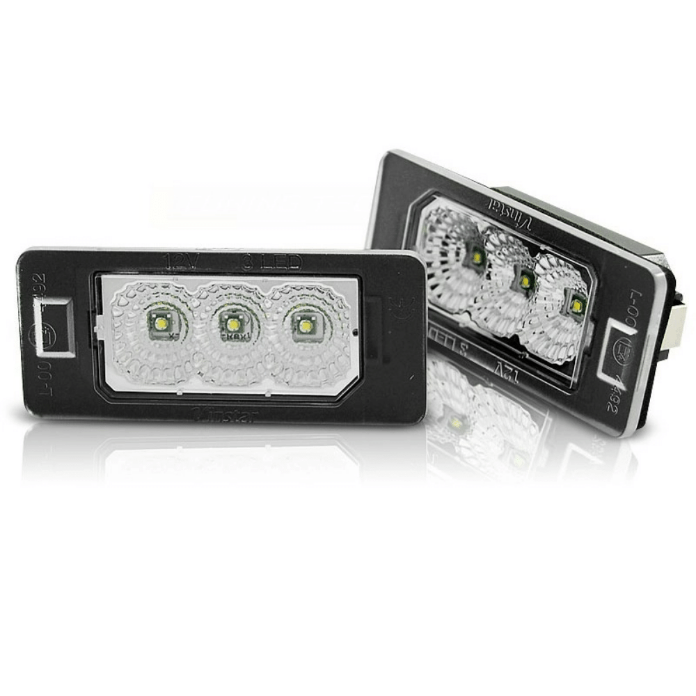 Kennzeichenleuchten LED passt für BMW E82/E88/E90/F30/F32/E39/E60/F10/X3/X5/X6 - CarWorlds GmbH