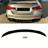 Kofferraumspoiler Heckspoiler Schwarz Matt - Passend für Mercedes A - Klasse W177 Limousine - CarWorlds GmbH