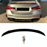 Kofferraumspoiler Heckspoiler Schwarz Matt - Passend für Mercedes A - Klasse W177 Limousine - CarWorlds GmbH