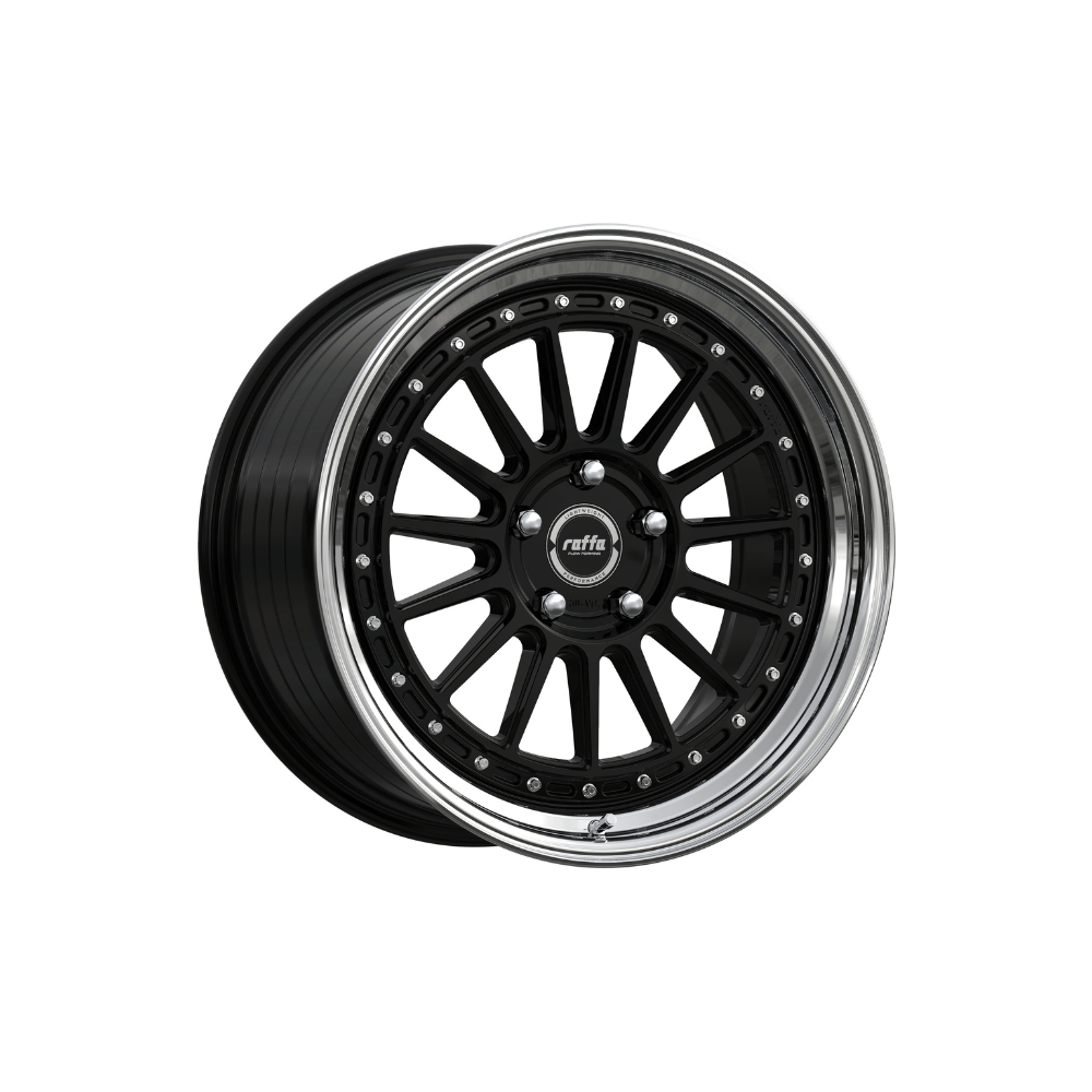 Komplettradsatz Raffa Wheels RF‑04 | 8,5x19 ET45 | LK 5x112 | Audi A3/S3 8V | Silver/Black/Grey/Rosegold Polished - CarWorlds GmbH