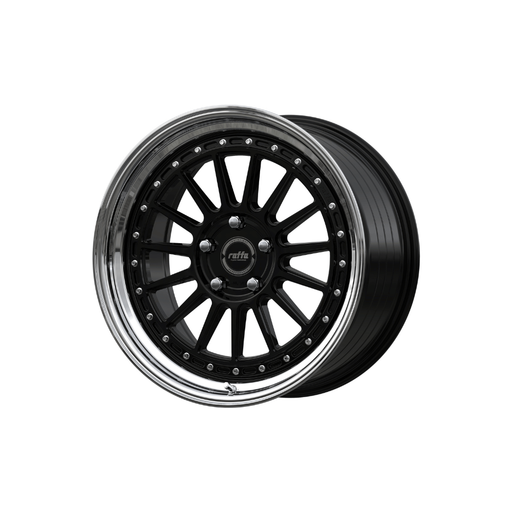 Komplettradsatz Raffa Wheels RF‑04 | 8,5x19 ET45 | LK 5x112 | Audi A3/S3 8V | Silver/Black/Grey/Rosegold Polished - CarWorlds GmbH