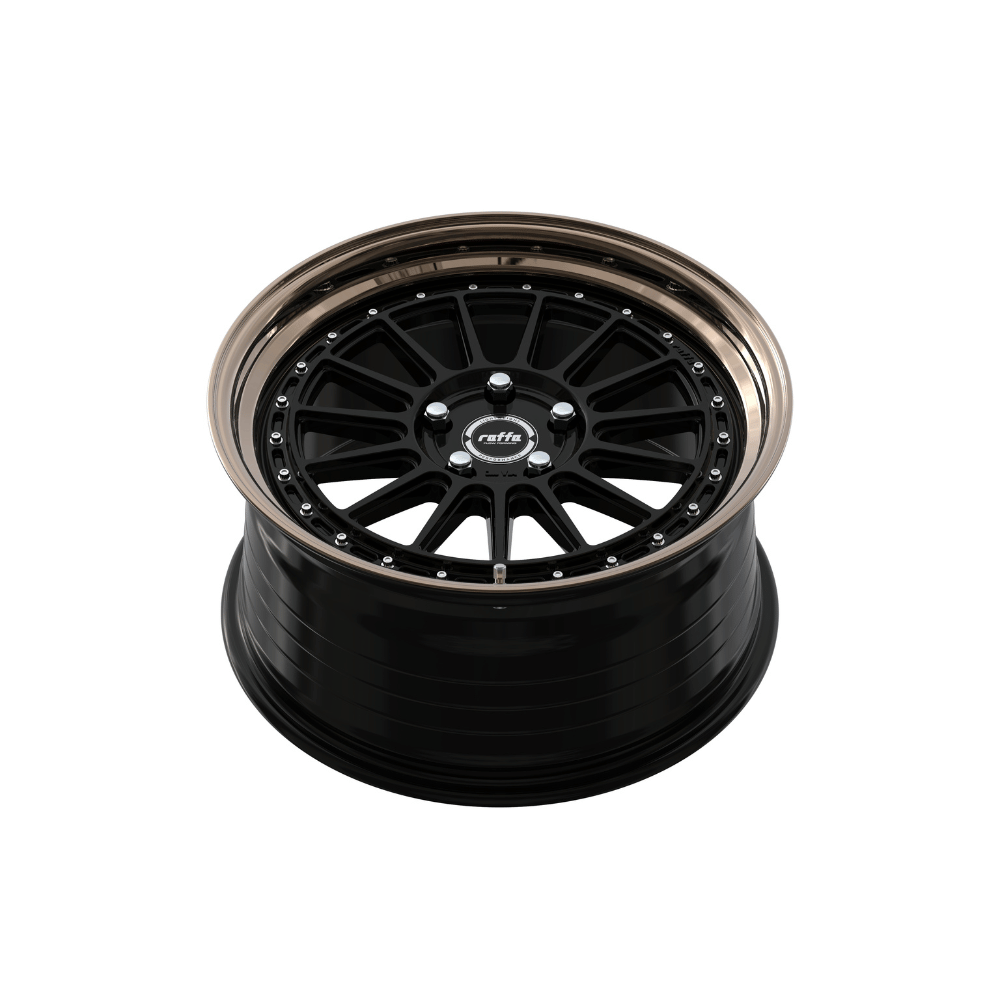 Komplettradsatz Raffa Wheels RF‑04 | 8,5x19 ET45 | LK 5x112 | Audi A3/S3 8V | Silver/Black/Grey/Rosegold Polished - CarWorlds GmbH