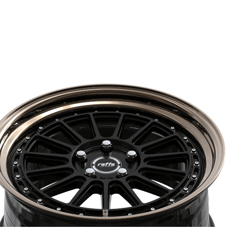 Komplettradsatz Raffa Wheels RF‑04 | 8,5x19 ET45 | LK 5x112 | Audi A3/S3 8V | Silver/Black/Grey/Rosegold Polished - CarWorlds GmbH