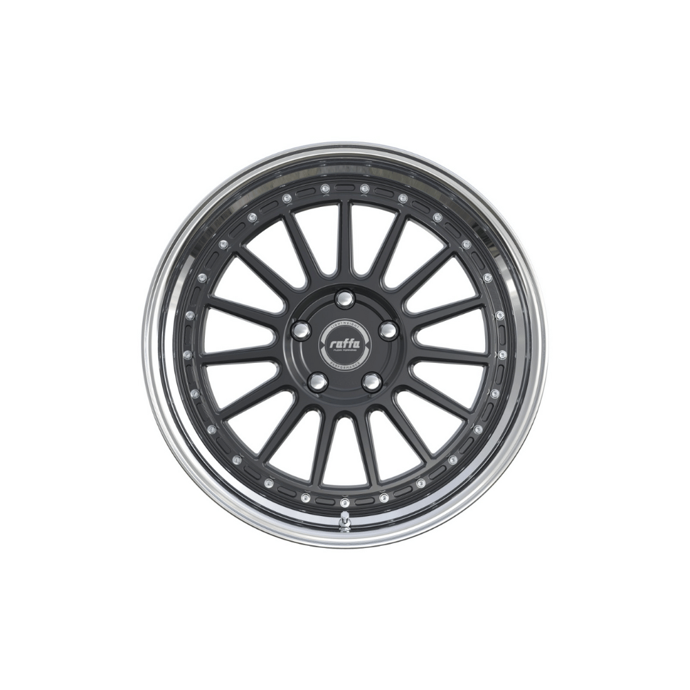 Komplettradsatz Raffa Wheels RF‑04 | 8,5x19 ET45 | LK 5x112 | Audi A3/S3 8V | Silver/Black/Grey/Rosegold Polished - CarWorlds GmbH