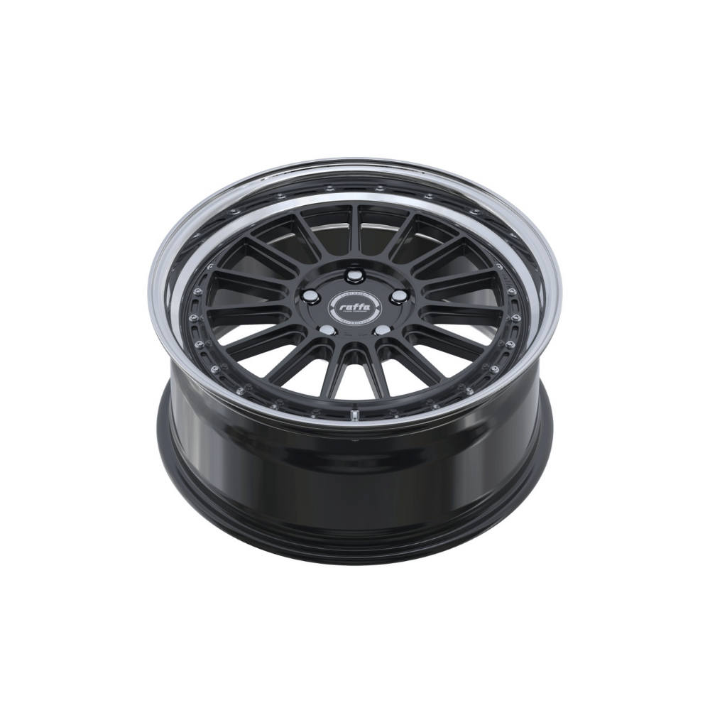 Komplettradsatz Raffa Wheels RF‑04 | 8,5x19 ET45 | LK 5x112 | Audi A3/S3 8V | Silver/Black/Grey/Rosegold Polished - CarWorlds GmbH