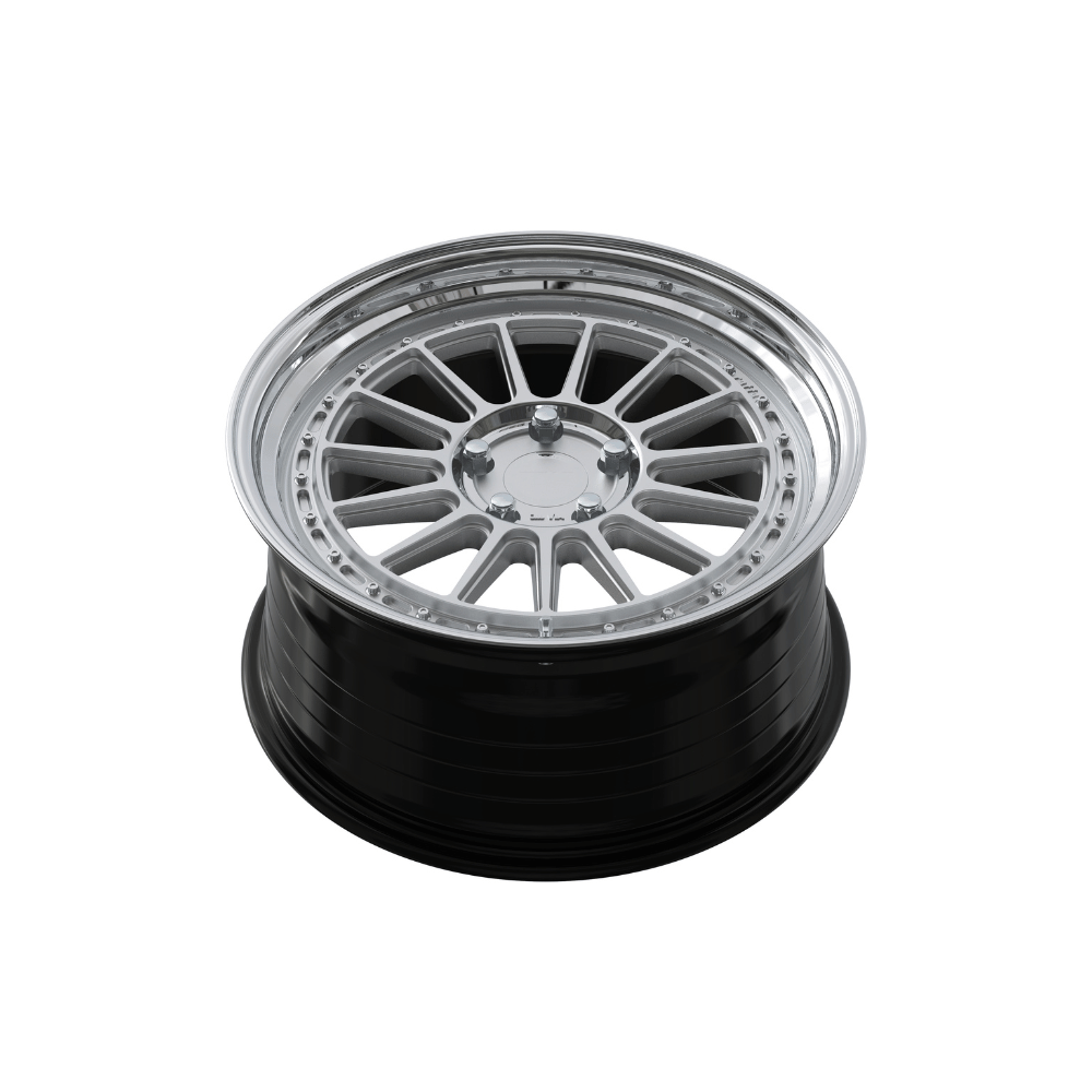 Komplettradsatz Raffa Wheels RF‑04 | 8,5x19 ET45 | LK 5x112 | Audi A3/S3 8V | Silver/Black/Grey/Rosegold Polished - CarWorlds GmbH