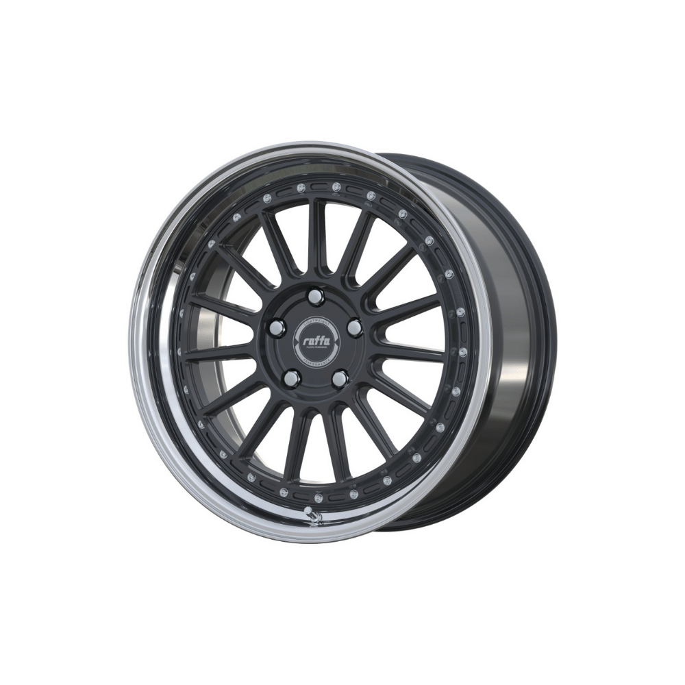 Komplettradsatz Raffa Wheels RF‑04 | 8,5x19 ET45 | LK 5x112 | Audi A3/S3 8V | Silver/Black/Grey/Rosegold Polished - CarWorlds GmbH
