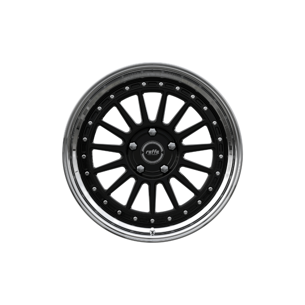 Komplettradsatz Raffa Wheels RF‑04 | 8,5x19 ET45 | LK 5x112 | Audi A3/S3 8V | Silver/Black/Grey/Rosegold Polished - CarWorlds GmbH