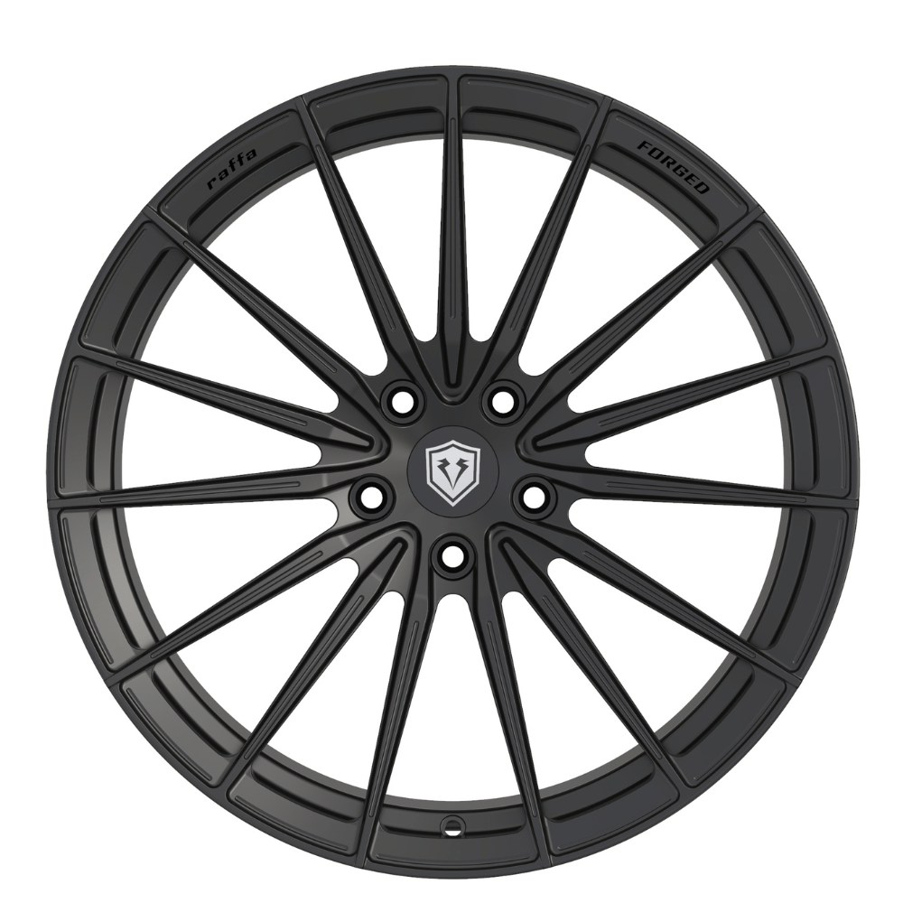 Komplettradsatz Raffa Wheels RFS - 02 | Forged Series | Black Matt 10,5x20 & 11,5x21 | BMW M2 G87 - CarWorlds GmbH