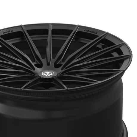 Komplettradsatz Raffa Wheels RFS - 02 | Forged Series | Black Matt 9,5x20 & 11x20 | BMW M3 F80 / M4 F82 - CarWorlds GmbH