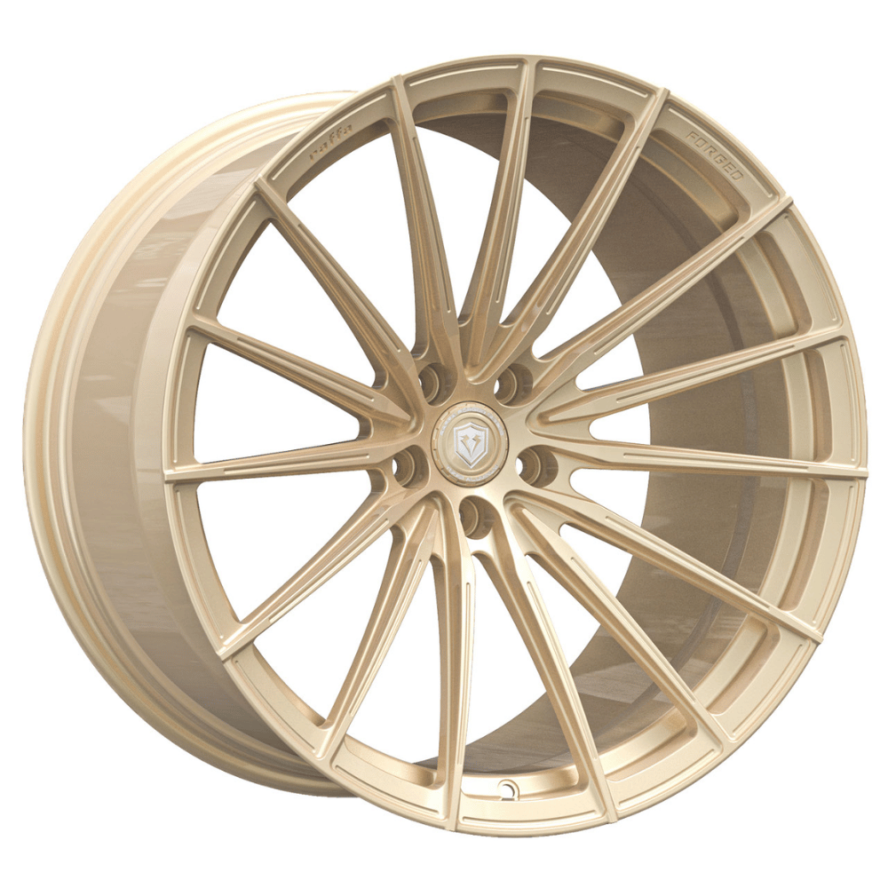 Komplettradsatz Raffa Wheels RFS - 02 | Forged Series | Champagner 10,5x20 & 11,5x21 | BMW M2 G87 - CarWorlds GmbH