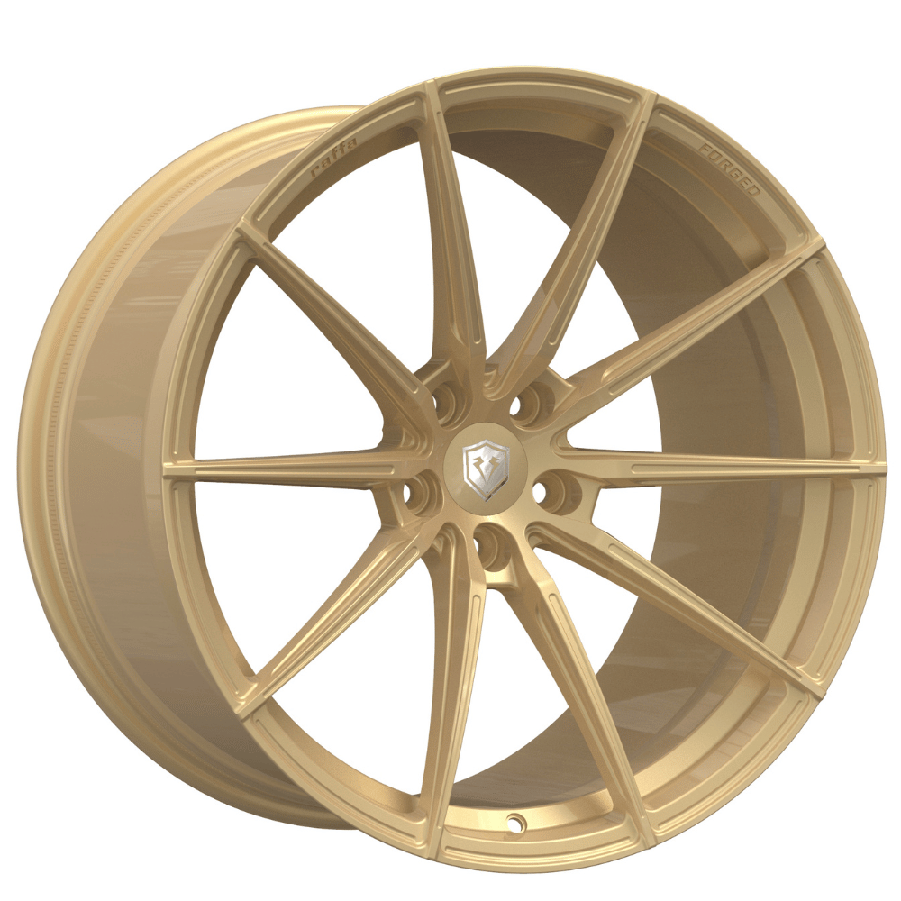 Komplettradsatz Raffa Wheels RFS - 03 | Forged Series | Champagner 10,5x20 & 11,5x21 | BMW M2 G87 - CarWorlds GmbH