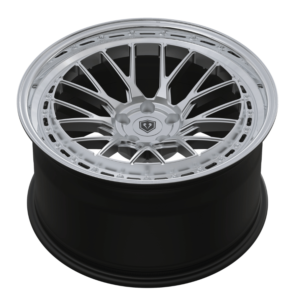 Komplettradsatz Raffa Wheels RFS - 04 | Forged Series | Silver Polished Lip 10,5x20 & 11,5x21 | BMW M2 G87 - CarWorlds GmbH