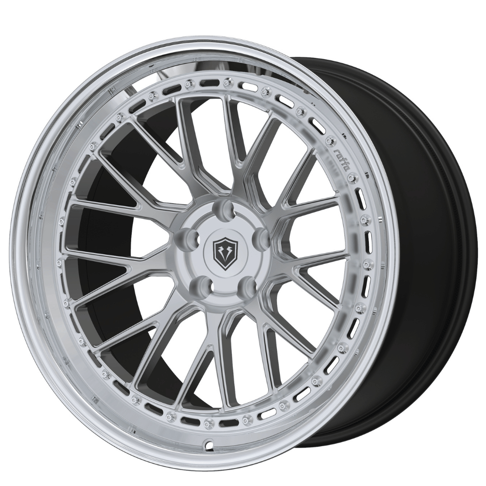 Komplettradsatz Raffa Wheels RFS - 04 | Forged Series | Silver Polished Lip 10,5x20 & 11,5x21 | BMW M2 G87 - CarWorlds GmbH