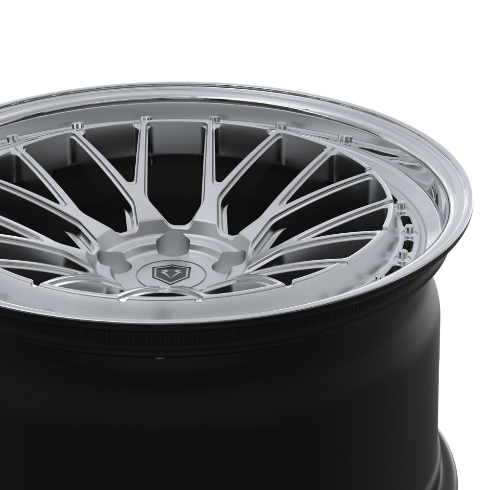 Komplettradsatz Raffa Wheels RFS - 04 | Forged Series | Silver Polished Lip 10,5x20 & 11,5x21 | BMW M3 G80 / G81 Touring - CarWorlds GmbH