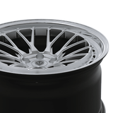 Komplettradsatz Raffa Wheels RFS - 04 | Forged Series | Silver Polished Lip 10,5x20 & 11,5x21 | BMW M3 G80 / G81 Touring - CarWorlds GmbH