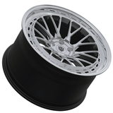 Komplettradsatz Raffa Wheels RFS - 04 | Forged Series | Silver Polished Lip 9,5x20 & 11x20 | BMW M3 F80 / M4 F82 - CarWorlds GmbH