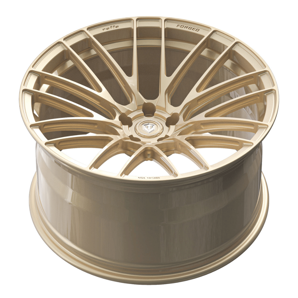 Komplettradsatz Raffa Wheels RFS - 05 Champagner | Forged Series | 10,5x20 & 11,5x21 | BMW M4 G82 G83 - CarWorlds GmbH