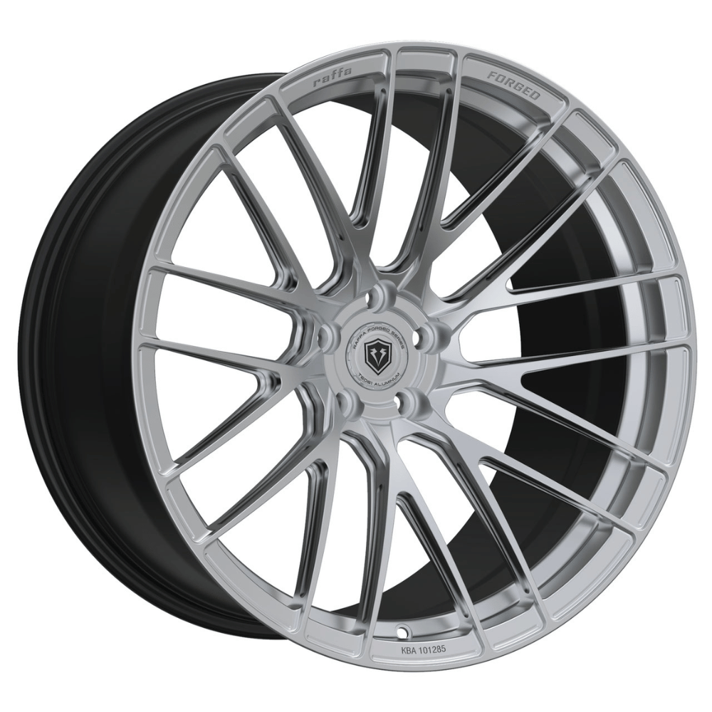 Komplettradsatz Raffa Wheels RFS - 05 | Forged Series | Silver 10,5x20 & 11,5x21 | BMW M3 G80 / G81 - CarWorlds GmbH