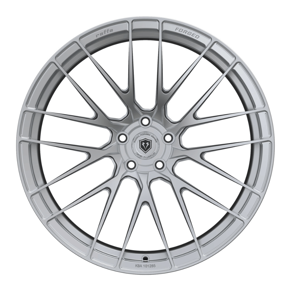 Komplettradsatz Raffa Wheels RFS - 05 | Forged Series | Silver 10,5x20 & 11,5x21 | BMW M3 G80 / G81 - CarWorlds GmbH